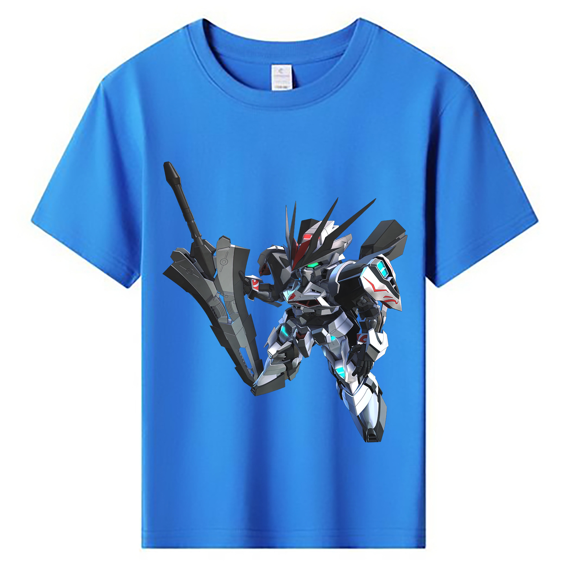 （画像用） 機動戦士ガンダム Mobile Suit Gundam 綿100％キッズTシャツ（フロントプリント）